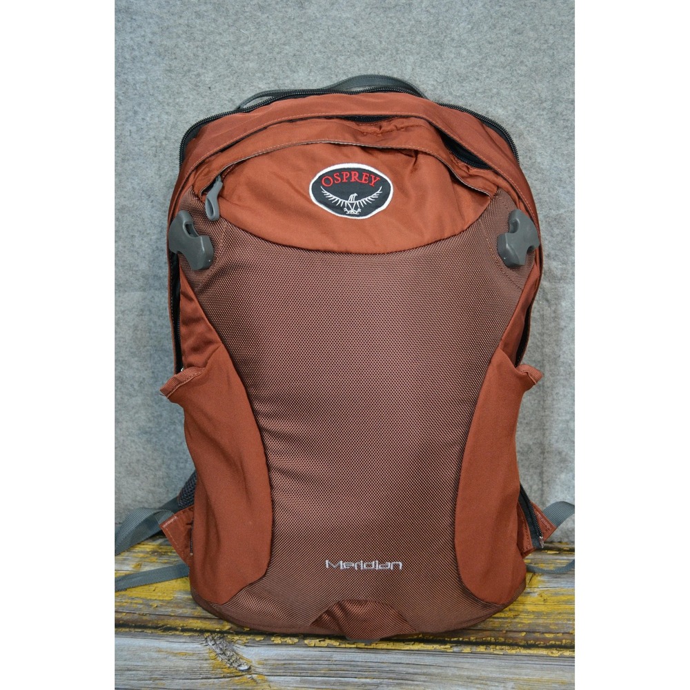 Osprey Brown Meridian Backpack Soft Case Laptop Travel Daypack Men Women